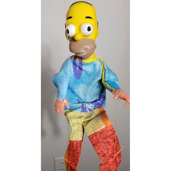 Mexican Marionette String Puppet Homer Simpsons NEW - Picture 2 of 7
